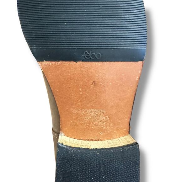 Arandu Argentina Handmade Brown Leather Riding Boots Tall 15” Women’s US 11.5-12 - Picture 12 of 12